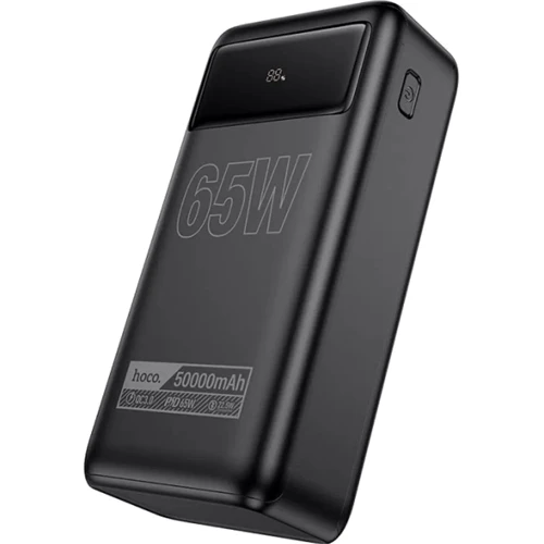 Зовнішній акумулятор Hoco Power Bank 50000mAh DB81A Apollo PD 65W Black: Кабелі / перехідники для смартфонів в комплекті Нет