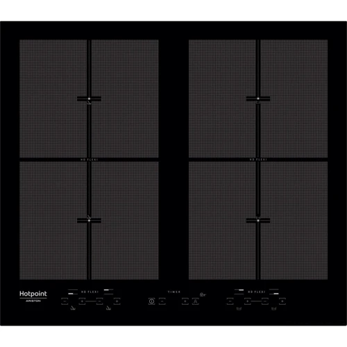 Варочная поверхность электрическая Hotpoint-Ariston KIU 642 F B: Расположение панели спереди