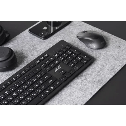 Клавиатура 2E KS260 Wireless Black (2E-KS260WB): Подключение беспроводное
