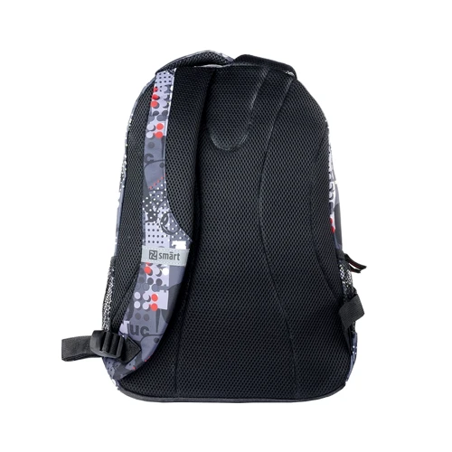 Рюкзак школьный SMART TN-07 Global, черно-серый (558630): Корпус рюкзака Мягкий