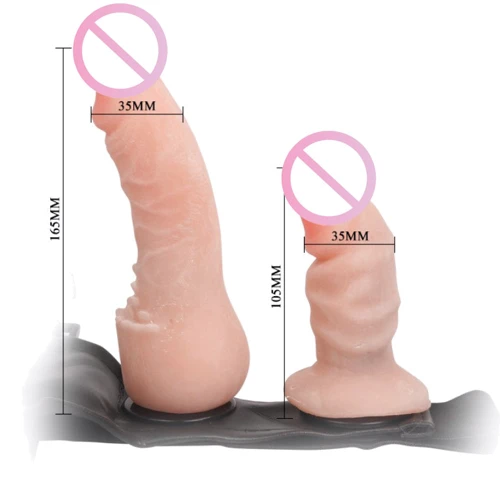 Страпон LYBAILE Ultra Female Harness Duo Flesh