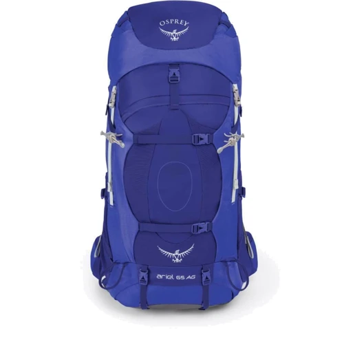 Рюкзак Osprey Ariel AG 65 Tidal Blue - WM (009.1523): Дополнительно крепление для треккинговых палок, пояс IsoForm, фиксатор для ключей, боковые карманы, AntiGravity