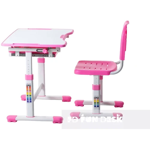 Комплект парта + стул трансформеры Sole Pink-s FUNDESK