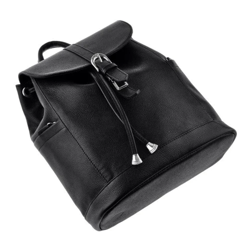 Жіночий рюкзак Олсен BlankNote чорний (BN-BAG-13-onyx): Матеріал Натуральна шкіра