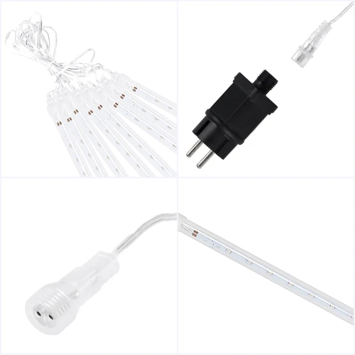 Гирлянда метеоритный дождь Springos 3 м 144 LED CL1215 Blue фото 9