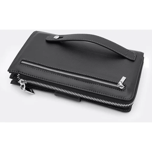 Чоловічий гаманець - клатч Ricco Grande чорний (K18809bl-black): Тип Кошельки