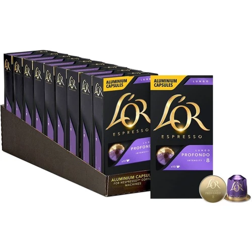 Кава в капсулах L'OR Lungo Profondo шоубокс 100х5.2 г (8711000360729)