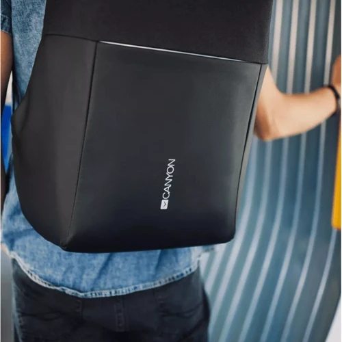 Сумка для ноутбуков Canyon 15.6" Anti-Theft Backpack Black/Grey (CNS-CBP5BG9) фото 6