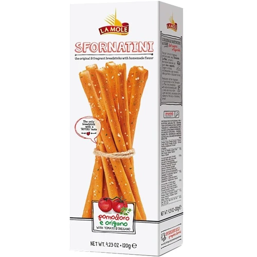 Гриссіні La Mole Sfornatini зі смаком піци 120 г (8008685003264): undefined undefined