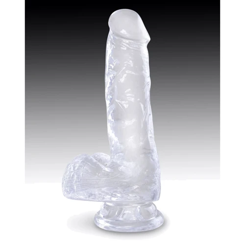 Фаллоимитатор Pipedream King Cock Clear 6" Cock with Balls (PD575220)