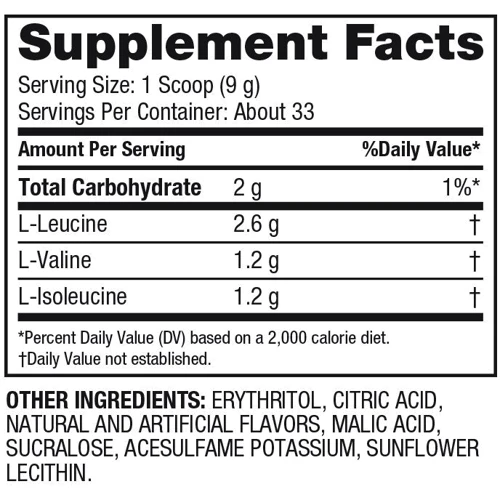Аминокислота для спорта Dymatize BCAA Powder 300 g /33 servings/ Cherry Lemonade: Вкус Вишневый лимонад