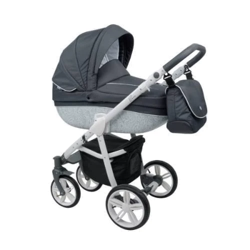 Універсальна коляска (2в1) Roan Bass B2-graphite-white: Можливість встановлення люльки є