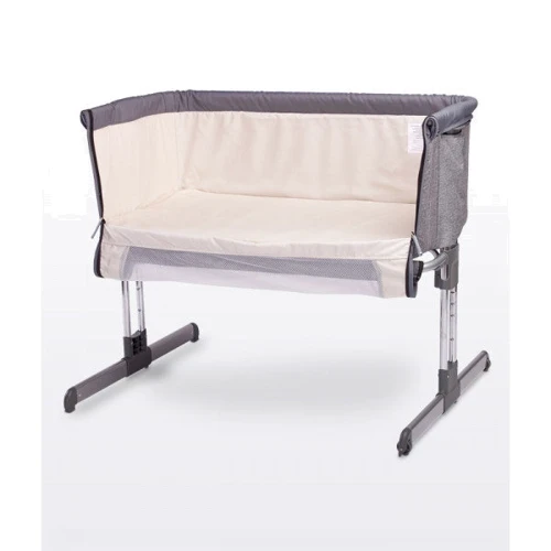 Ліжечко Caretero Sleep2gether (graphite)