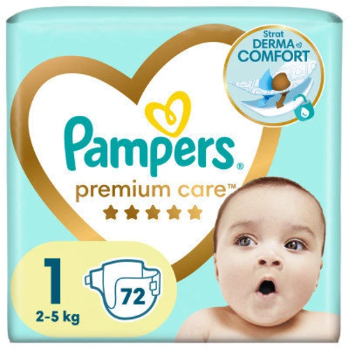 Подгузники Pampers Premium Care Размер 1 (2-5 кг) 72 шт (8006540858073) фото 8