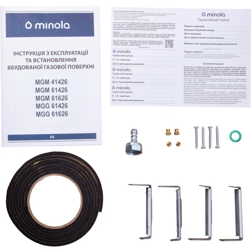 Варочная поверхность Minola MGM 41426 I: Количество конфорок 4