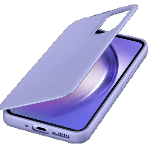 Чехол для телефонов Samsung Smart Clear View Cover Blueberry (EF-ZA546CVEGRU) for Samsung A546 Galaxy A54 5G: Материал поликарбонат и полиуретан
