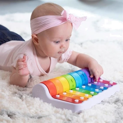 Ксилофон и звоночки Fat Brain Toys Rock N' Roller Piano (F281ML) фото 4