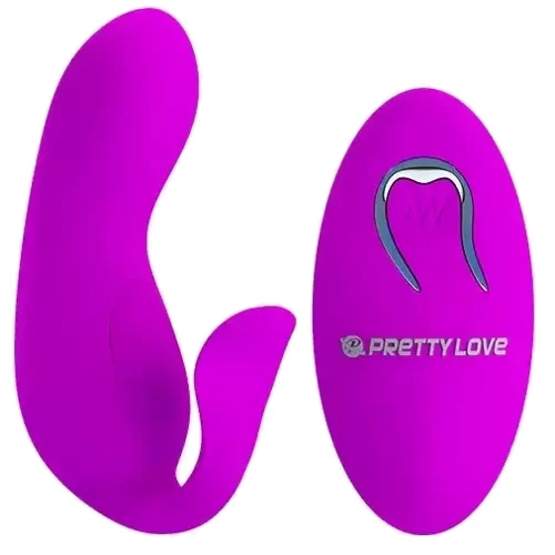 Вибратор для пар Pretty Love - 12 vibration functions, wireless remote control (BI-014484W)