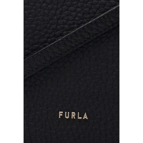Женская сумка-мешок Furla Grace M Hobo черная (BASMFGC): Фактура Матовая, Зернистая