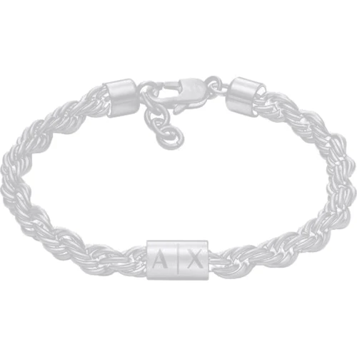 Чоловічий браслет Armani Exchange сріблястий (AXG0123040)