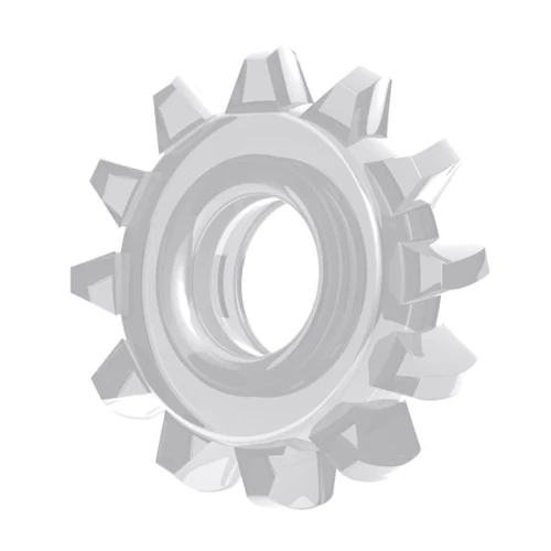 Ерекційне кільце LoveToy POWER PLUS Cockring, Clear