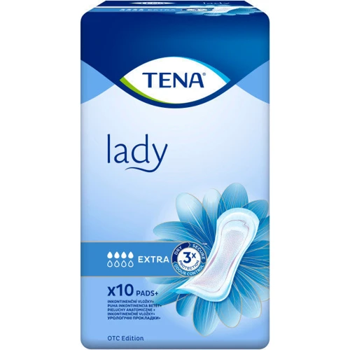 Tena Lady Extra Урологічні прокладки для жінок 20 шт.: Кількість в упаковці, шт 10