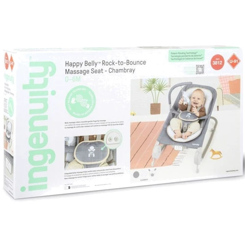 Шезлонг Chicco с технологией Happy Belly Parker Ingenuity (16853): Тип шезлонги