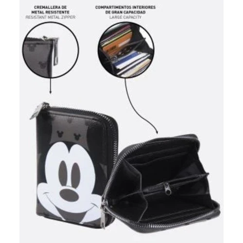 Жіночий гаманець Cerda Disney - Mickey Mouse Business Polyester Card Holder чорний (2600001577): Країна виробник Испания