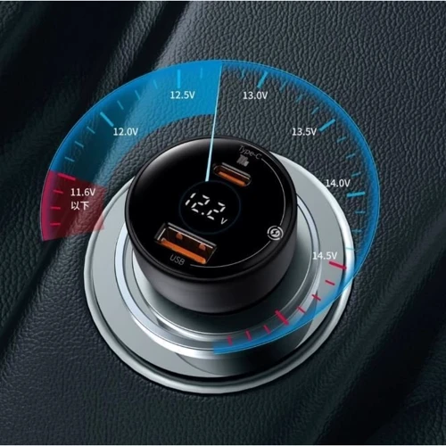 Зарядний пристрій Baseus Car Charger USB+USB-C Superme 100W Black (TZCCZX-01) фото 9