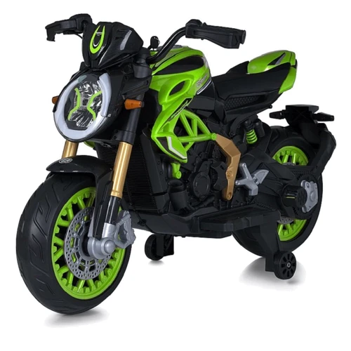 

Детский двухколесный электромотоцикл Bambi зеленый (M 5827EL-5)