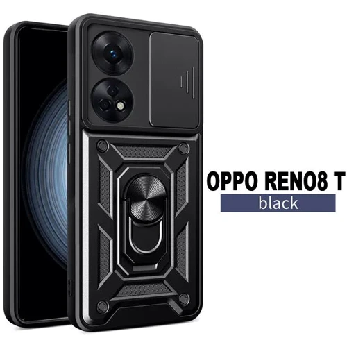 Чехол для телефонов BeCover Military Black for Oppo Reno8 T (710023)