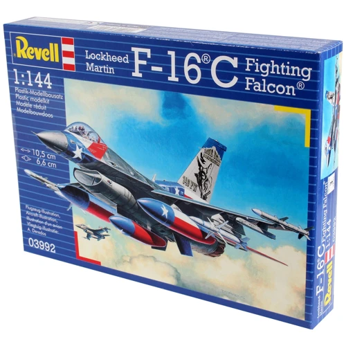 Збірна модель-копія Revell Винищувач F-16C Fighting Falcon рівень 4 масштаб 1:144: Тип моделі самолет