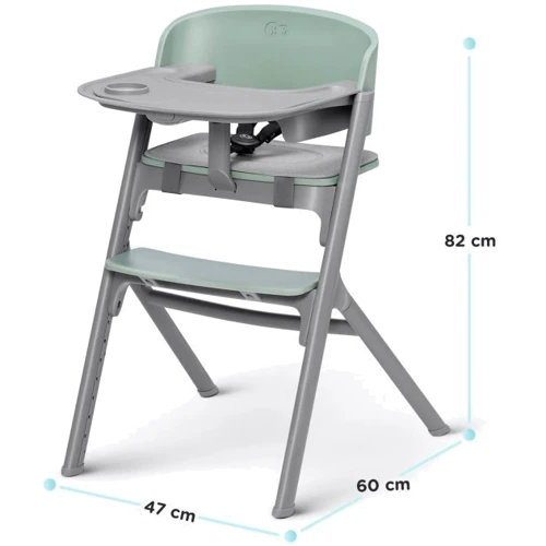 Стульчик для кормления с шезлонгом Kinderkraft Livy Calmee Aster Pink (KHLICA00PNK0000) фото 9