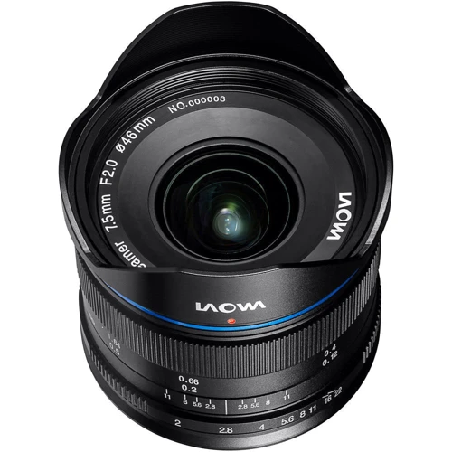 Об'єктив для фотоапарата Laowa 7.5mm f/2 (Lightweight) - Black VE7520M4/3LWBLK: Тип об'єктива Широкоугольный