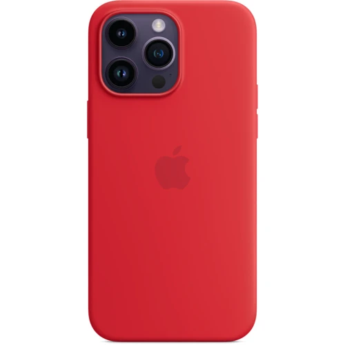 Чехол для iPhone Apple Silicone Case with MagSafe (PRODUCT)RED (MPTR3) for iPhone 14 Pro Max