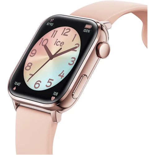 Смарт-часы Ice-Watch ICE Smart Two Rose-Gold Nude: Особенности Голосовой помощник, Влагозащищенные, Функция звонка, Динамик (громкая связь), Встроенный микрофон, Большой экран