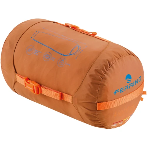 Спальный мешок Ferrino Lightec 1200 Duvet/-11°C Russet (Left): Вес с упаковкой 1150 г