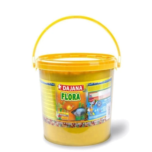 Корм для травоїдних риб Dajana Flora зі спіруліною в пластівцях 10 л 2 кг (DP006G (5260))