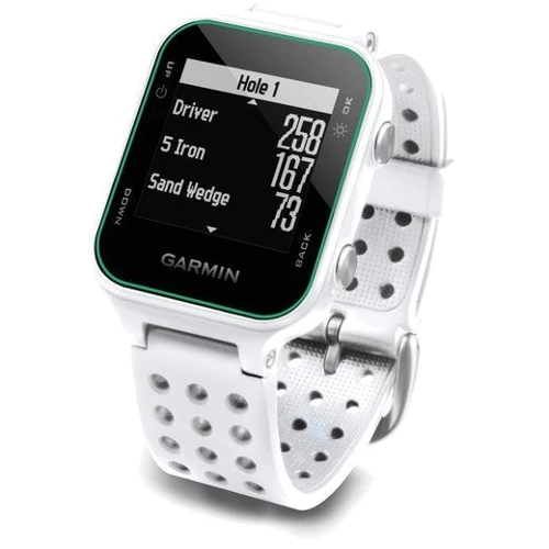 Смарт-годинник Garmin Approach S20 GPS Golf Watch White (010-03723-00): Час роботи до 15 годин в режимі GPS, до 8 тижнів в режимі стеження за активністю