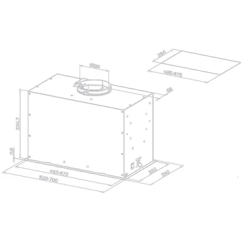Вытяжка Faber Inka Lux Premium Bk Matt A52 Kl (305.0658.608): Тип монтажа Встраиваемый