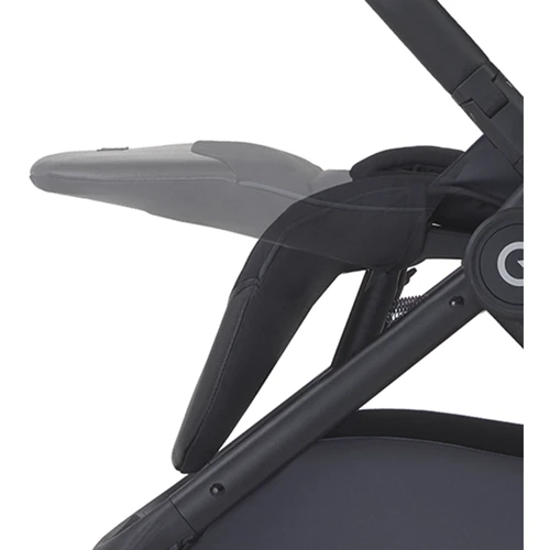 Коляска Espiro JUST 17 Graphite Berry (206818): Ширина шасси 53.5 см
