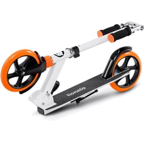 Самокат Lionelo Luca (white orange): Тип коліс литі