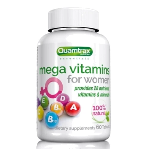 

Quamtrax Mega Vitamins for Women 60 Tablets