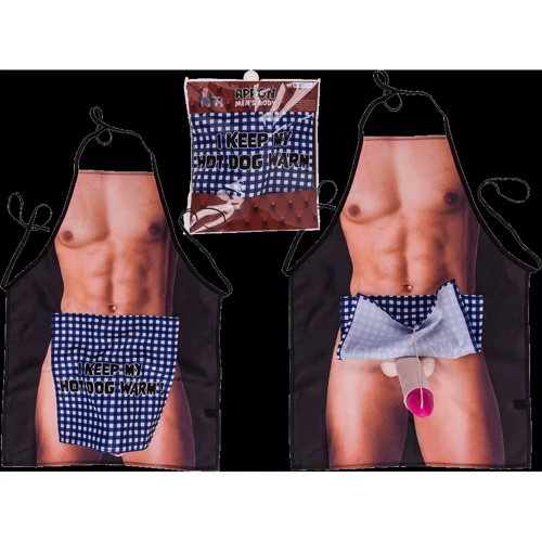 Кухонный фартук с плюшевым пенисом Apron Men Body
