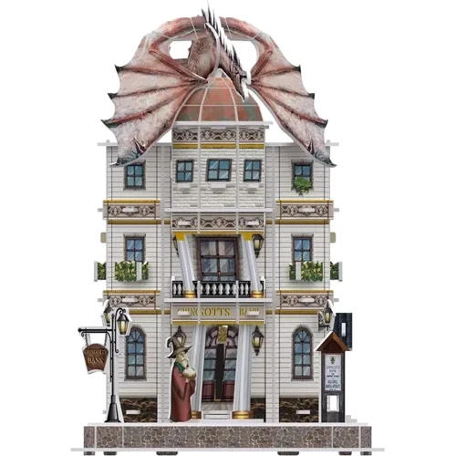 Пазл 3D Geekach Games Банк Гринготс (Gringotts Bank Set 3D puzzle) 4dpuz005: Количество фрагментов, шт 74