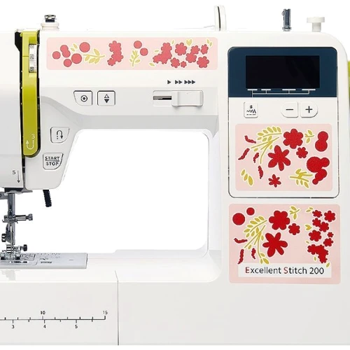 Швейная машина Janome Excellent Stitch 200: Максимальная длина стежка, мм 4