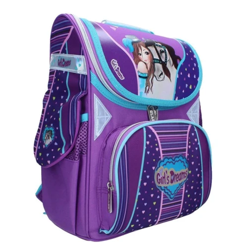 Ранець CLASS 9706 Girl & Horse, 34x26x14см