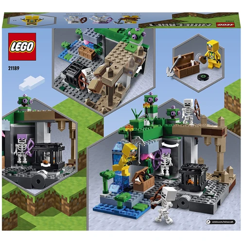 Конструктор LEGO Minecraft Підземелля скелета (21189): Серія MINECRAFT