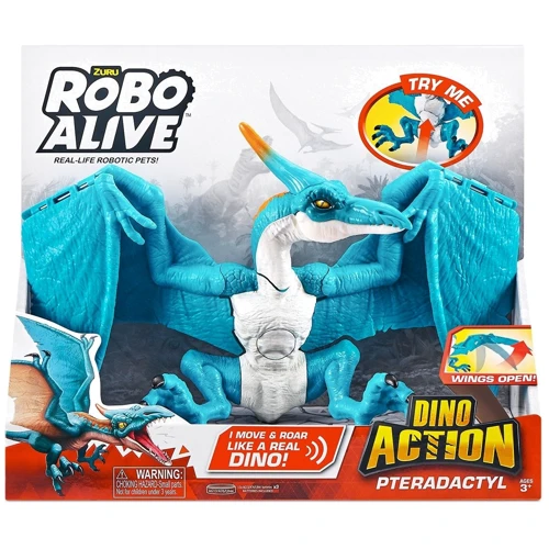 Интерактивная игрушка Pets & Robo Alive серии Dino Action - Птеродактиль (7173) фото 9
