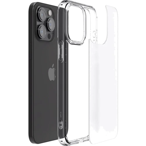 Чехол для iPhone Spigen Ultra Hybrid Crystal Clear (ACS06653) for iPhone 15 Plus: Тип чехла накладка на заднюю часть